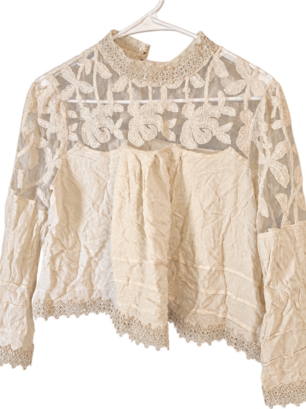 Free People Lace Blouse